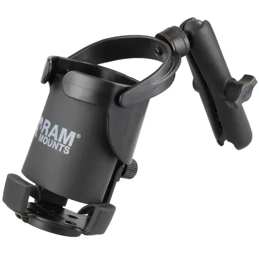 [RAM-B-417B-C-201U] Soporte para bebidas XL de 32 oz con brazo de doble zócalo        
Ram Mounts
 