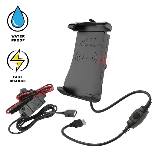 [RAM-HOL-UN14WB-V7M] Soporte de carga inalámbrico resistente al agua Quick-Grip con cargador                                                                                            RAM MOUNTS
  