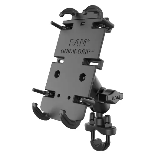 [RAM-B-149Z-A-PD4U] Soporte para teléfono XL con base de perno en U de manillar - Corto                                                                                       Ram Mounts
                     
