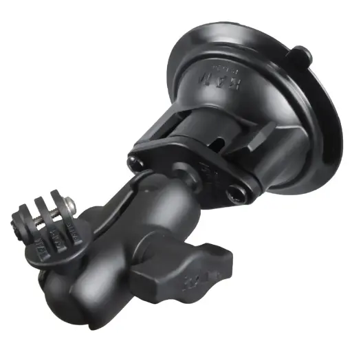 [RAM-B-166-A-GOP1U] Soporte de ventosa con adaptador de cámara de acción - Corto                                                          
Ram Mounts